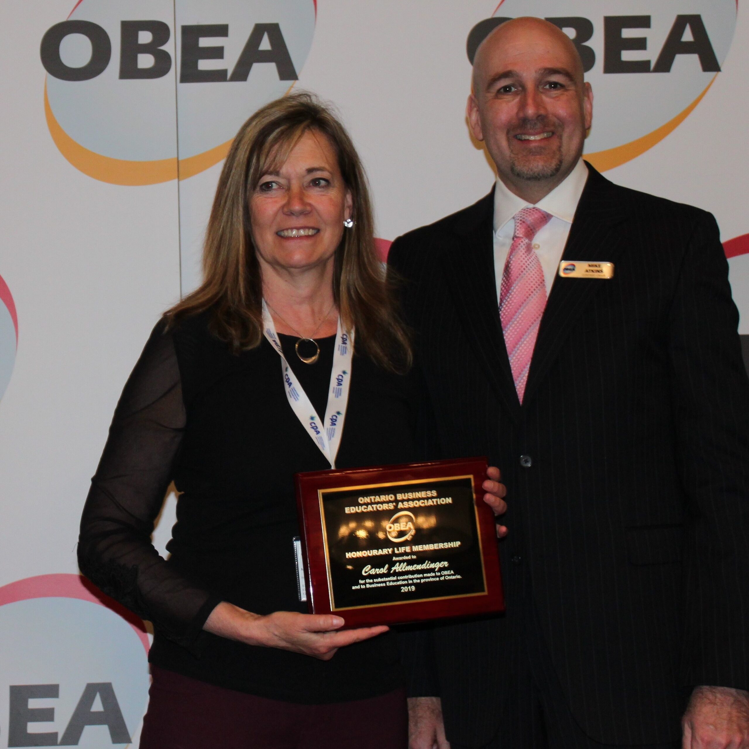 2019 Life Membership-Carol Allmendinger York Region DSB