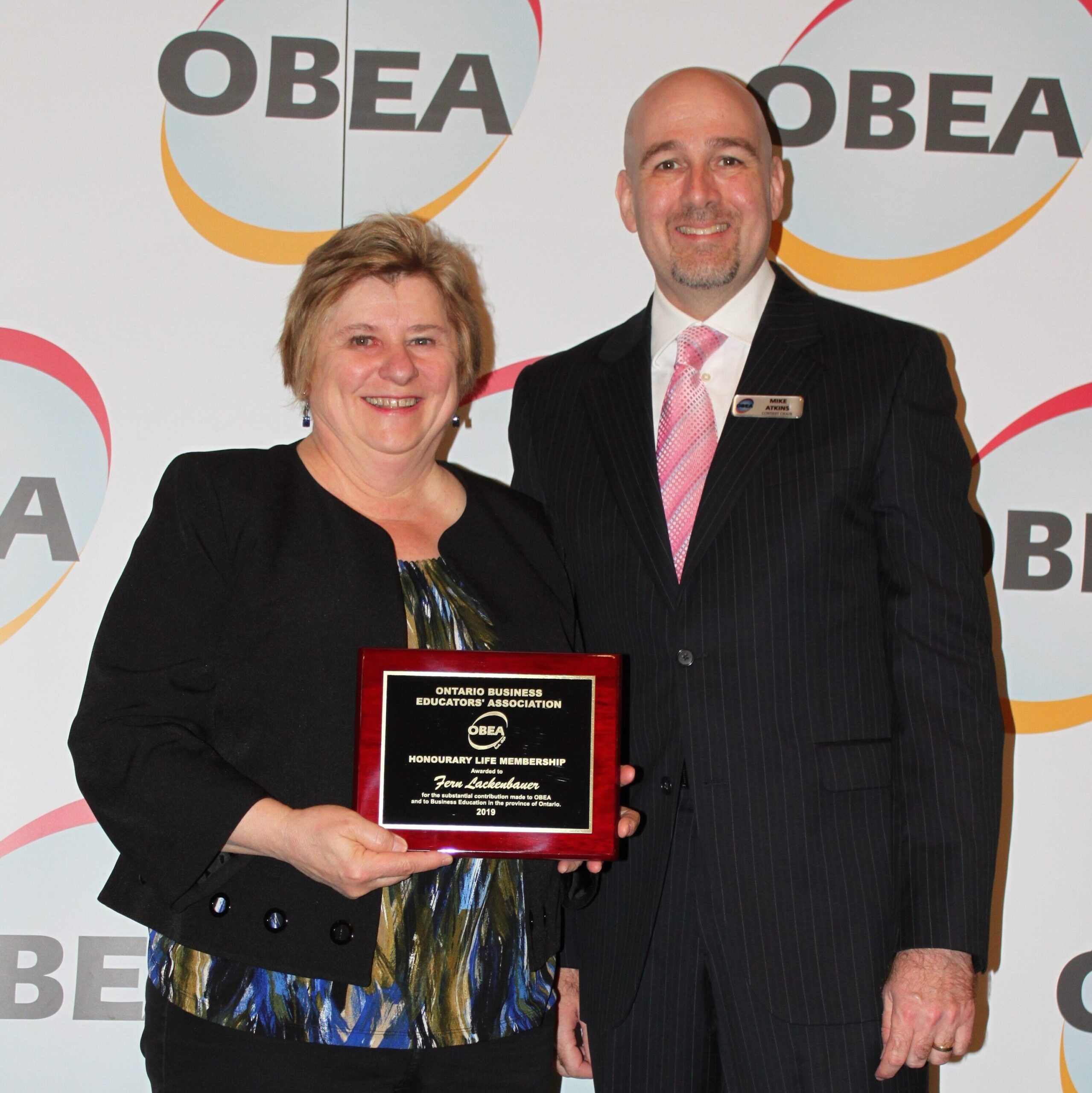 2019 Life Membership Fern Lackenbauer DSB Niagara